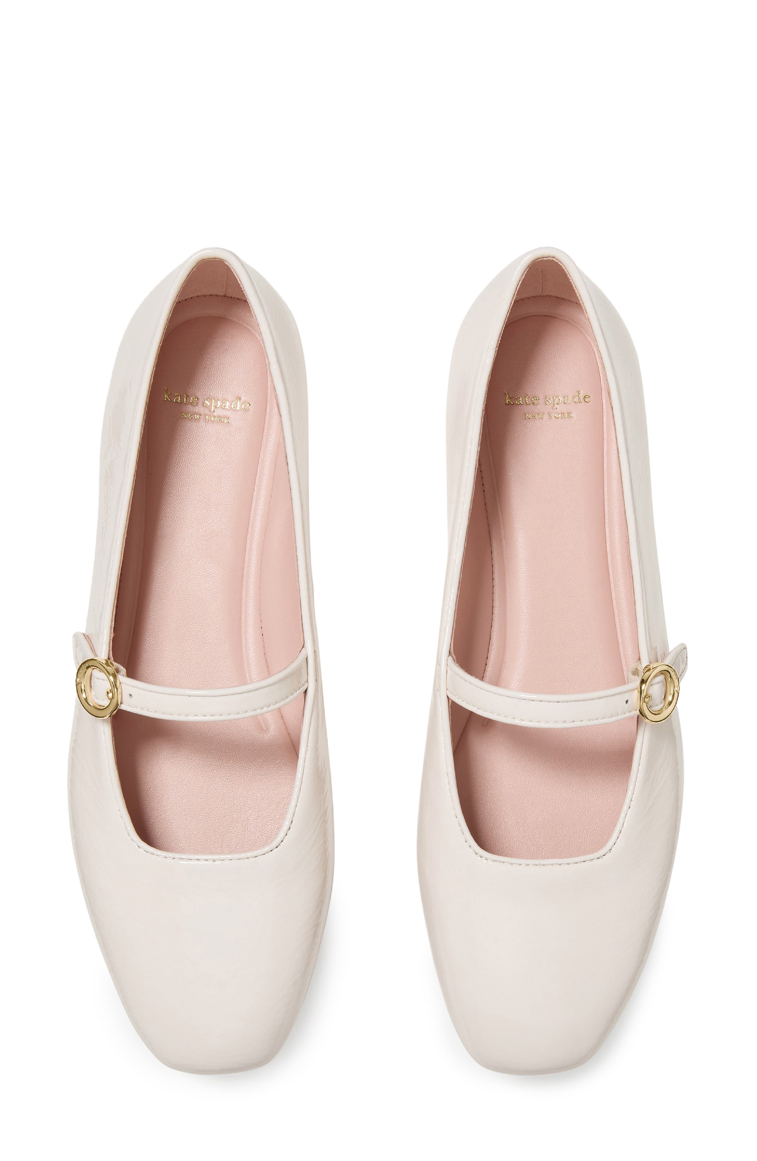 halo crinkled patent leather mary jane, Alternate, color, CREAM