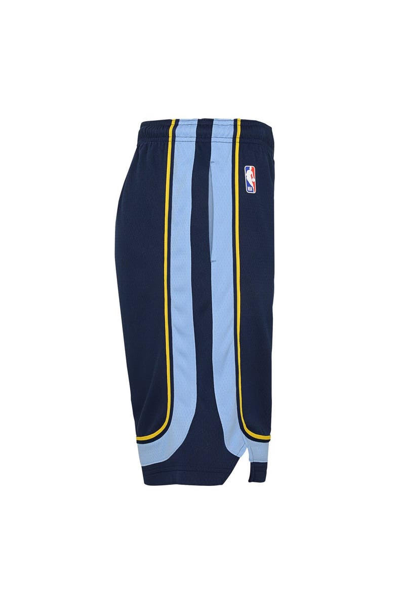 Nike Youth Nike Navy Memphis Grizzlies Icon Edition Mesh Performance Swingman Shorts, Alternate, color, Navy