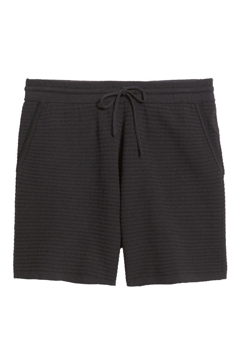 Zuma Ottoman Stitch Shorts, Alternate, color, BLACK