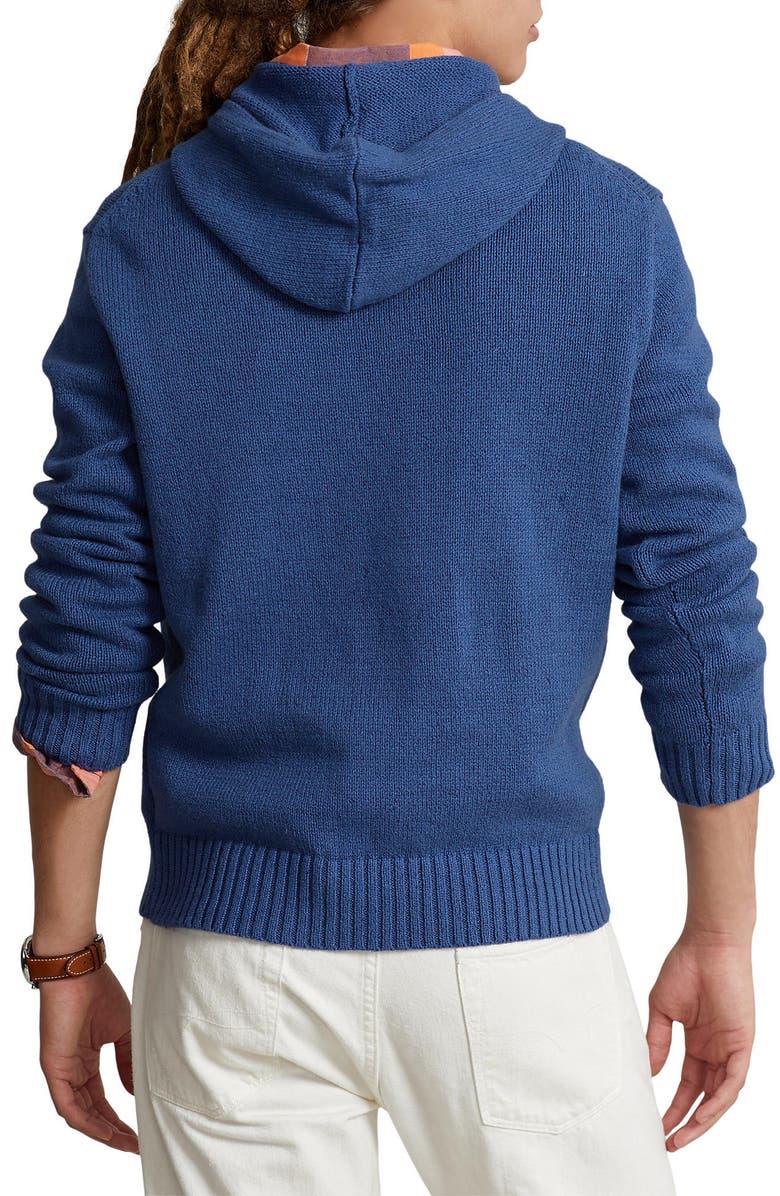 Polo Ralph Lauren Polo Bear Embroidered Hooded Sweater, Alternate, color, 