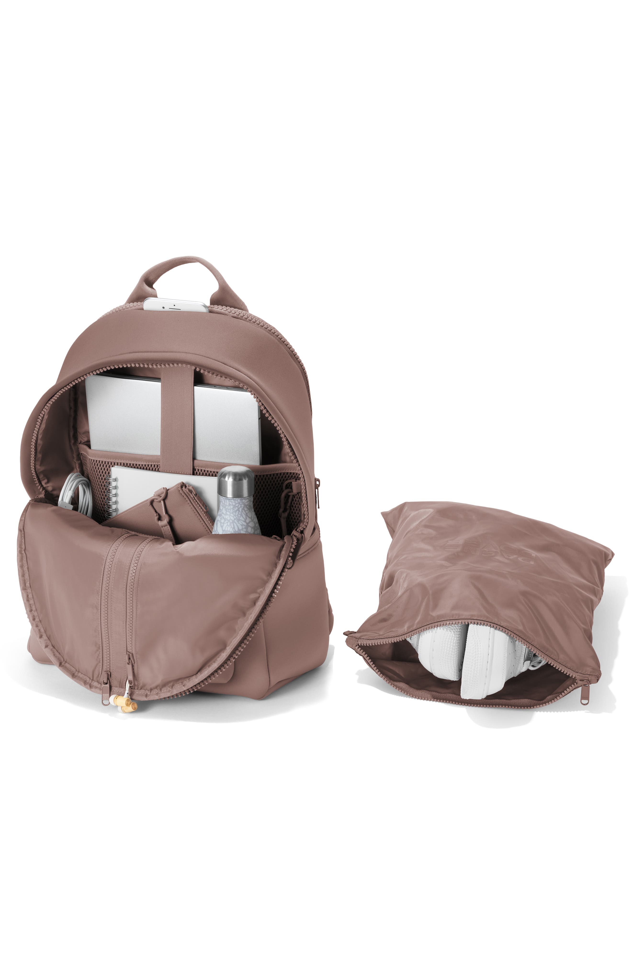 Dakota Large Neoprene Backpack, Alternate, color, DUNE