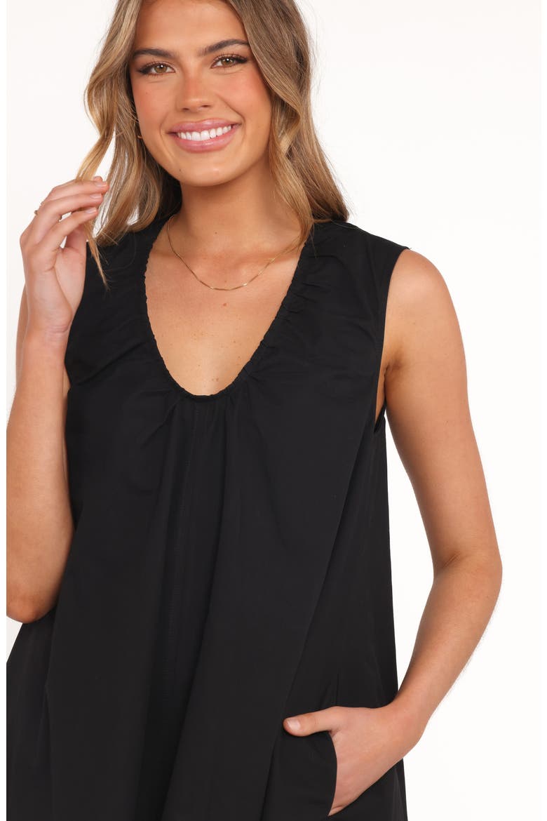 Jorah Sleeveless Minidress, Alternate, color, BLACK