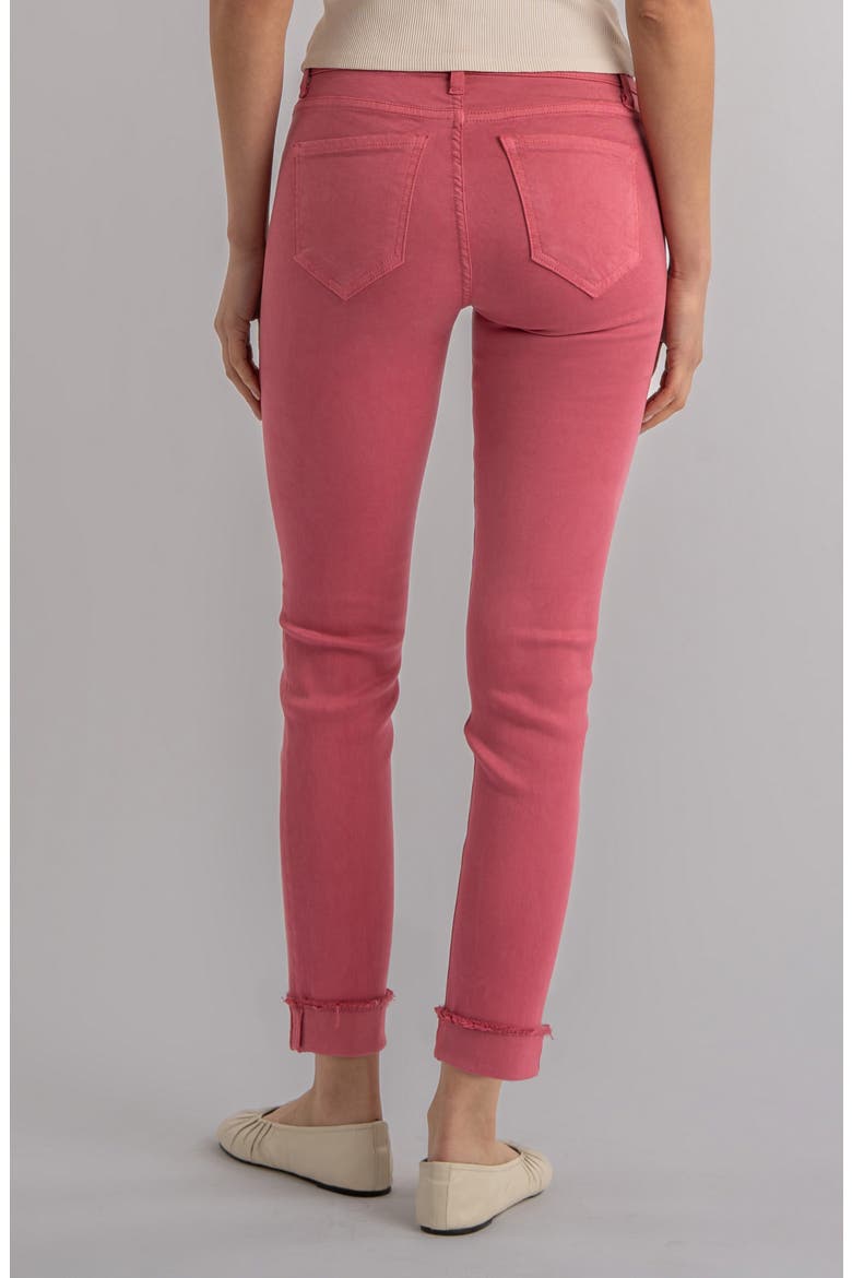 Amy Crop Slim Jeans, Alternate, color, FLAMINGO