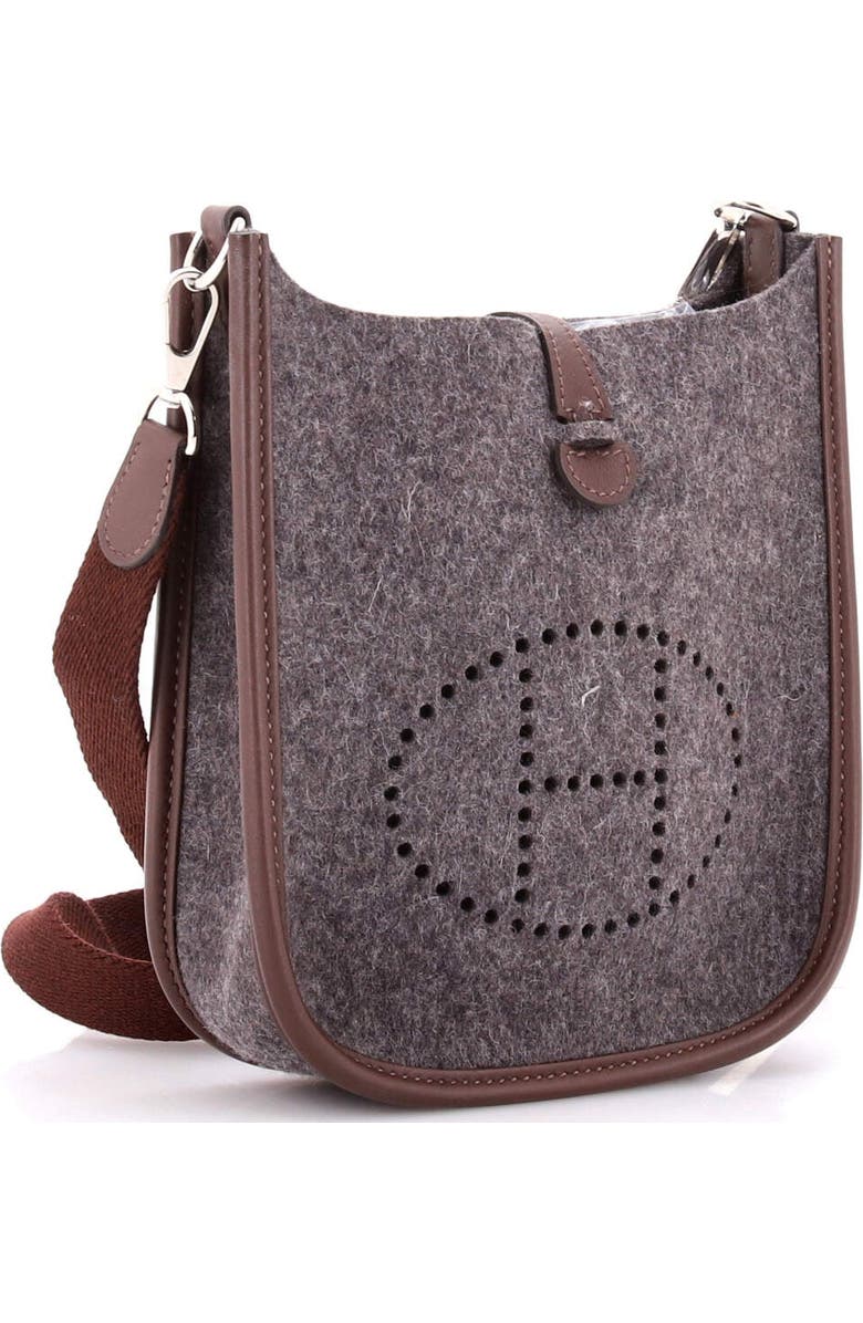 Pre-Owned Hermes Evelyne Bag Gen III Felt TPM, Alternate, color, Gris Moyen