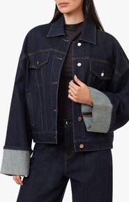 Habitual Cuffed Denim Trucker Jacket