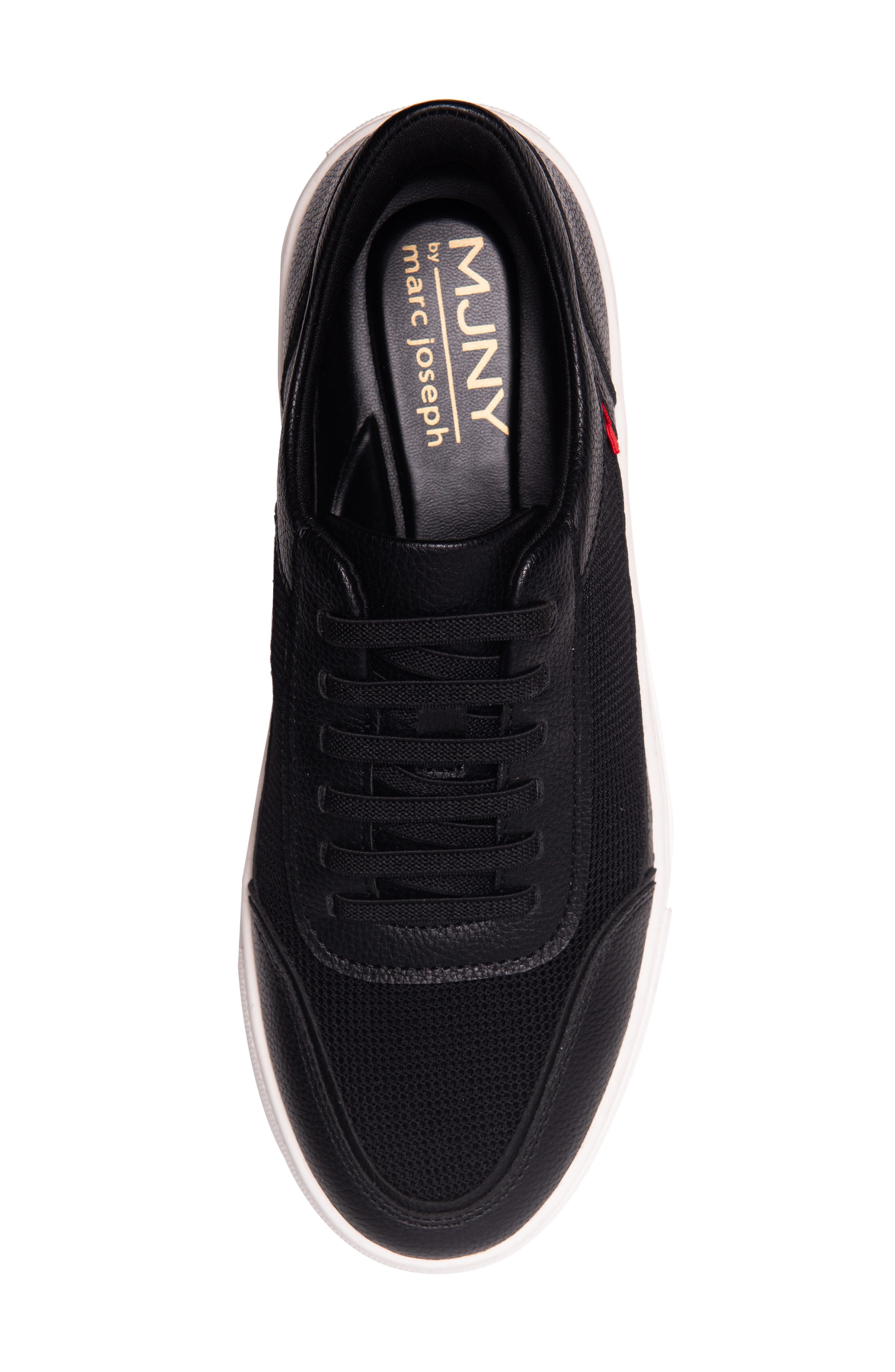 Marc Joseph New York Columbia Street Low Top Sneaker, Alternate, color, Black White Sole