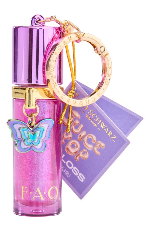 Kids' Butterfly Charm Lip Gloss