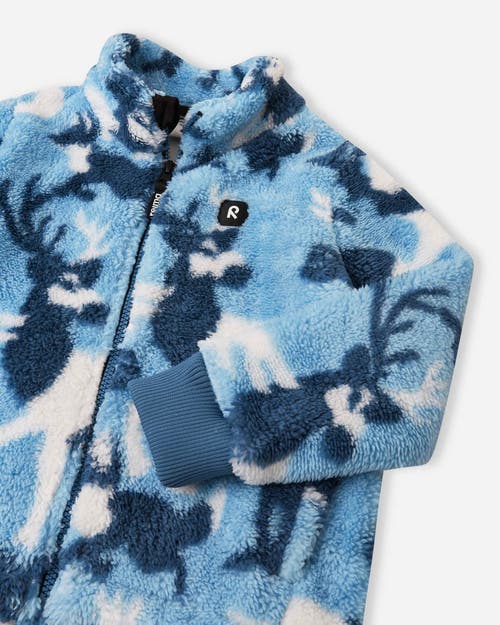 Reima Turkkinen Fleece Sweater In Blue