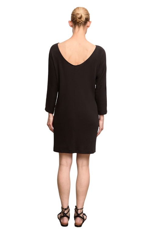 M.m.lafleur Ivana Toss-on Dress In Black