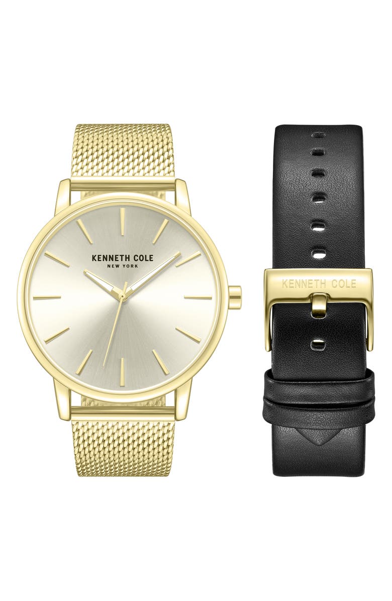 Kenneth Cole New York Classic Watch Gift Set, Main, color, Gold Multi
