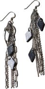 Nickel & Suede Vintage Jolene Earrings