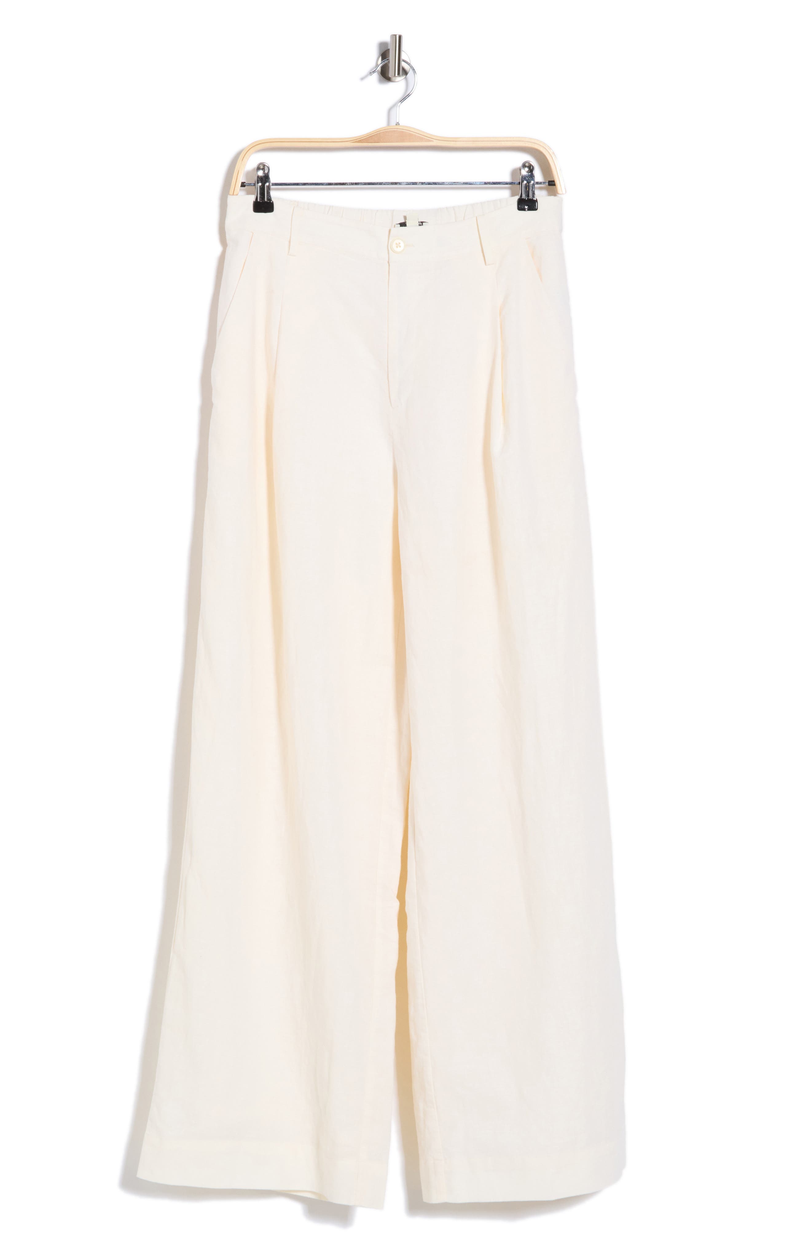 Cadiz Wide Leg Linen & Cotton Pants