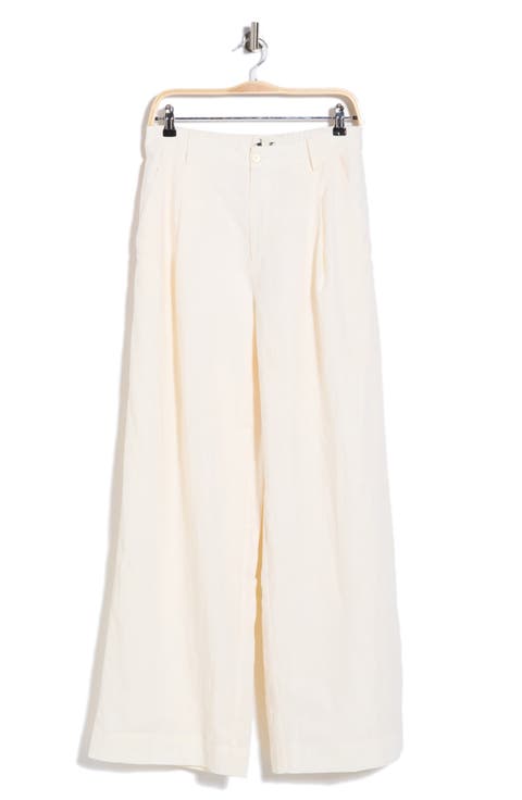 Cadiz Wide Leg Linen & Cotton Pants