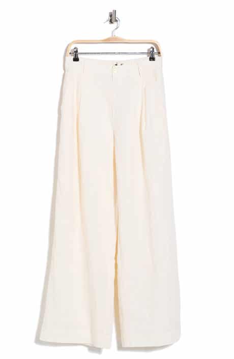 Cadiz Wide Leg Linen & Cotton Pants