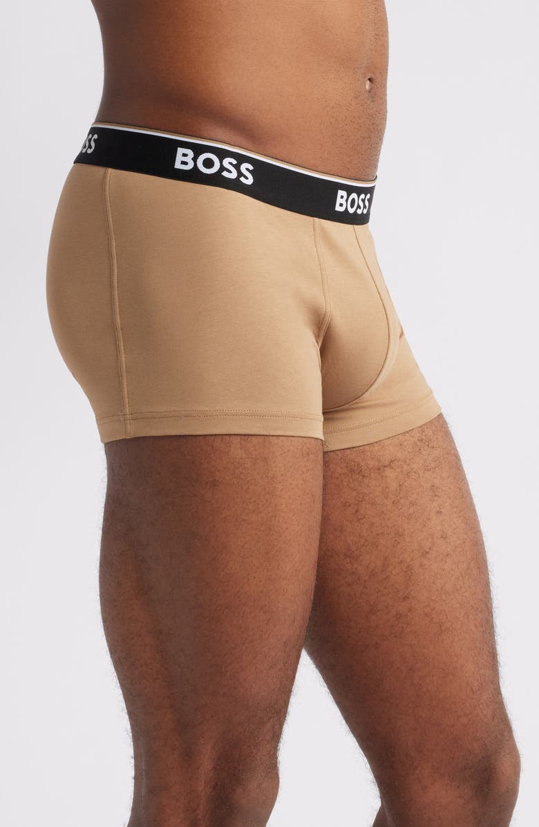 BOSS 3-Pack Power Stretch Cotton Trunks, Alternate, color, 