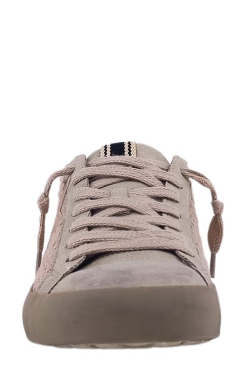 Shushop Paula Low Top Sneaker In Mauve Woven