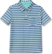 Lands' End Boys Short Sleeve Athletic Polo Shirt