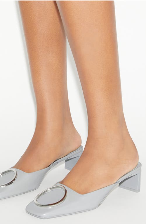 Tory Burch Ring Mule In Silver