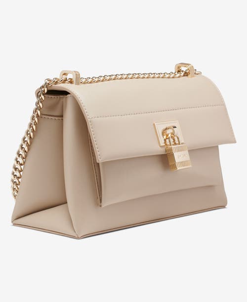 Dkny Evie Flap Shoulder In Lt Khaki
