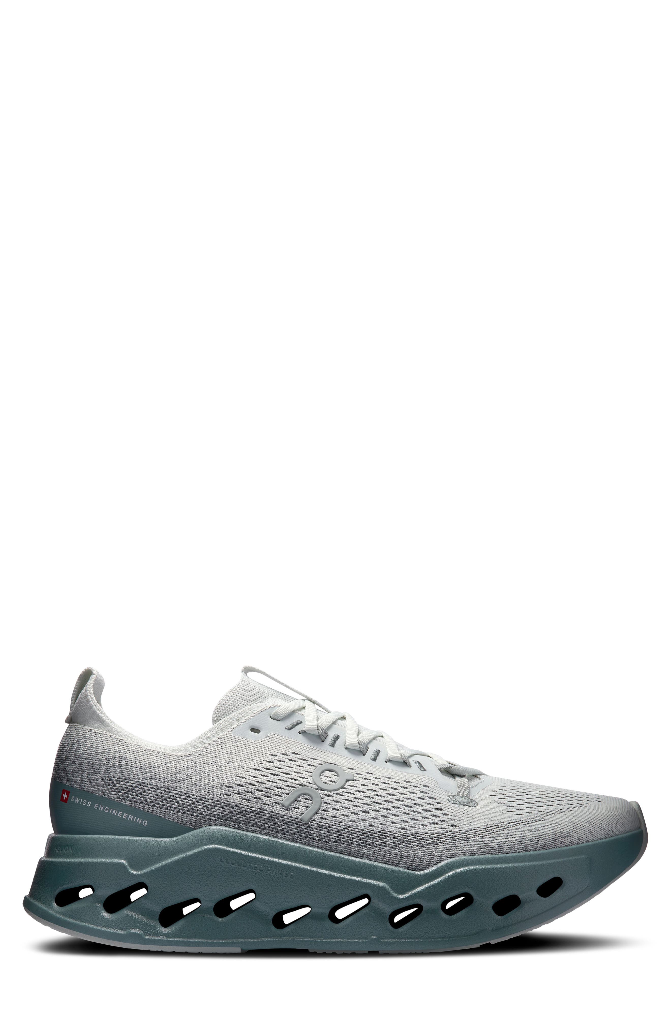 Cloudsurfer Max Running Sneaker, Alternate, color, ICEBERG/OLIVE