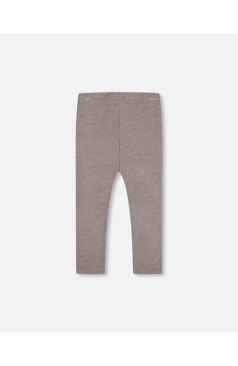 Deux par Deux Girl's Super Soft Rib Leggings Grey Mix, Alternate, color, 