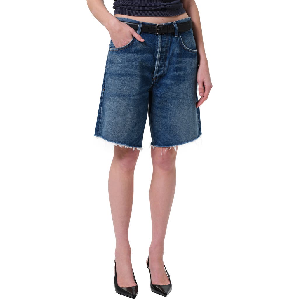 Citizen Of Humanity Citizens Of Humanity Ayla High Waist Denim Cutoff Bermuda Shorts