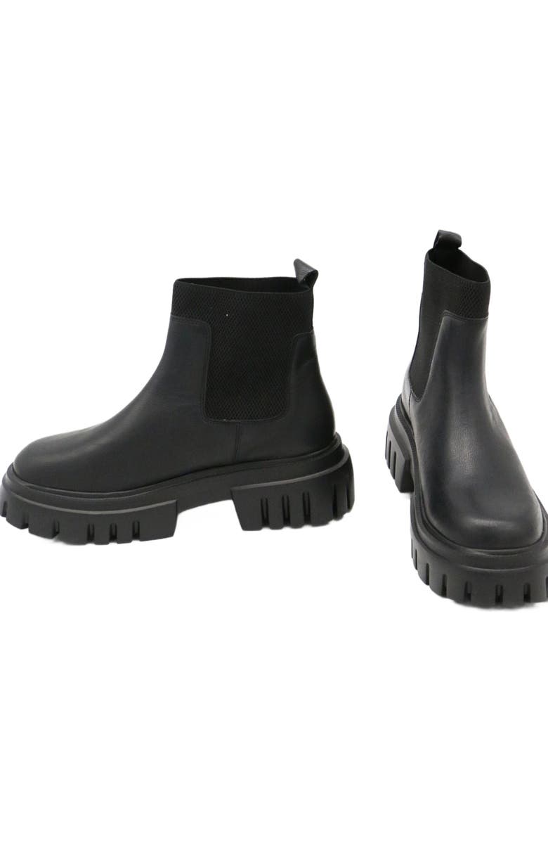 STIVALI NEW YORK Agora Platform Chelsea Boots, Alternate, color, Black