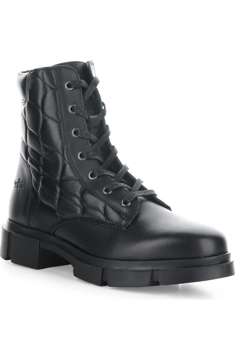 Bos. & Co. Libel Quilted Waterproof Combat Boot, Main, color,