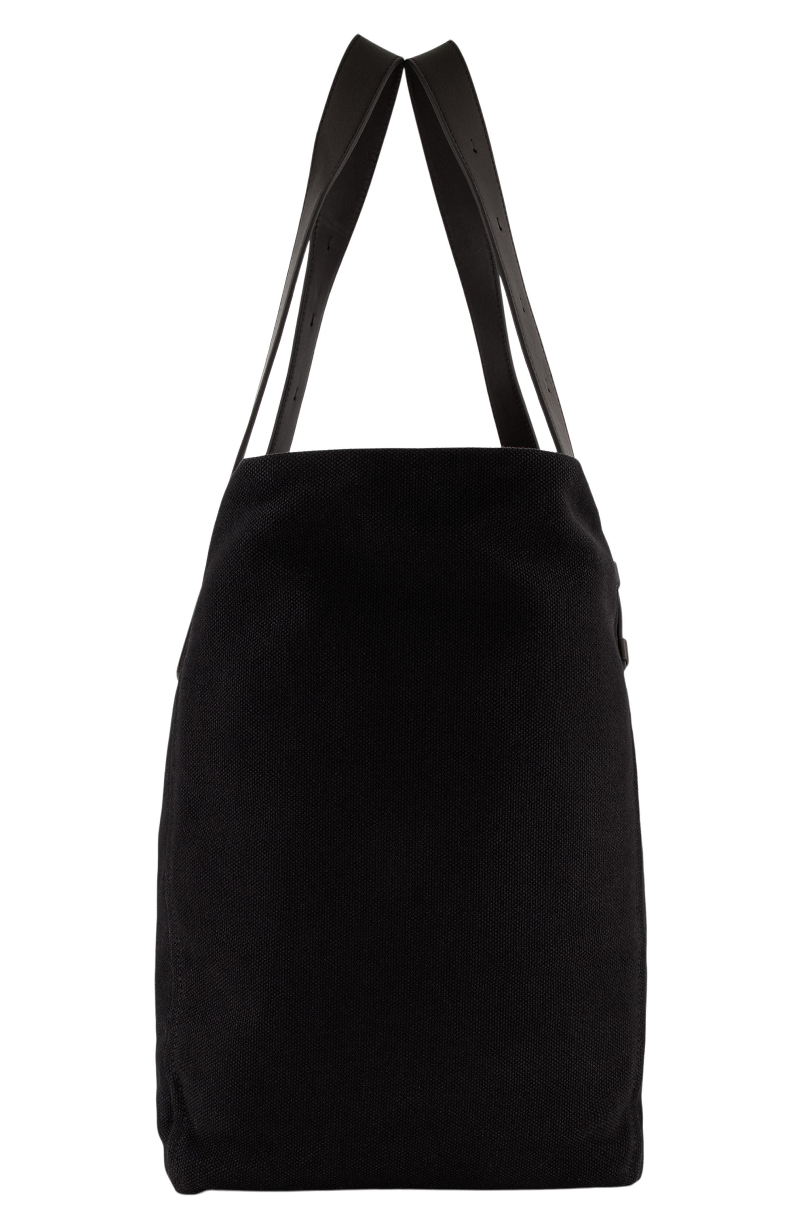 Vince Westmore XL Suede Tote, Alternate, color, Black