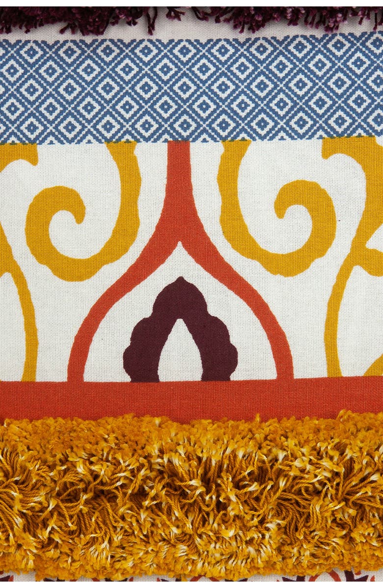 PARKLAND COLLECTION Juno Bohemian Pillow - 20" x 20" - Multi, Alternate, color, Multicolor