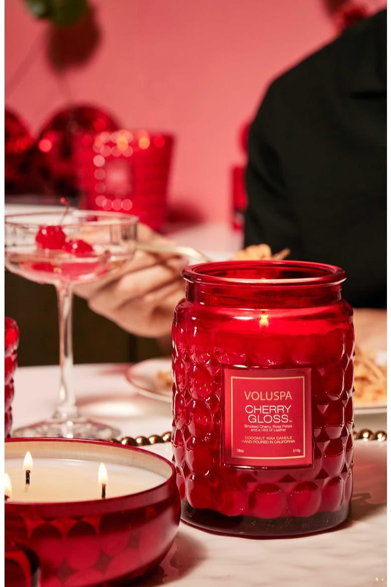 Cherry Gloss Large Jar Candle, Alternate, color, CHERRY GLOSS