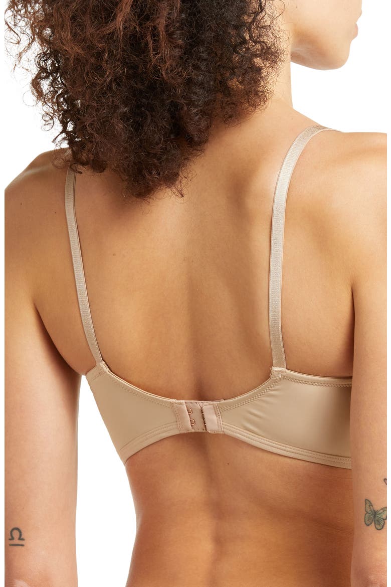 Entice Wireless Push-Up Bra, Alternate, color, NYLON/ WHTE