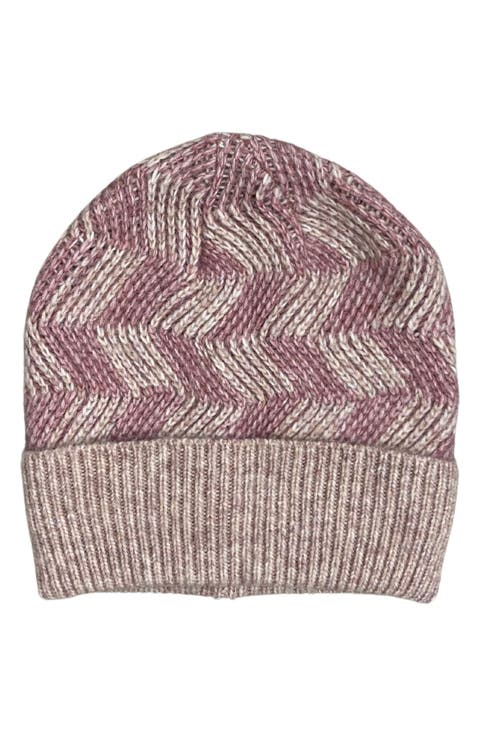 Zigzag Knit Beanie