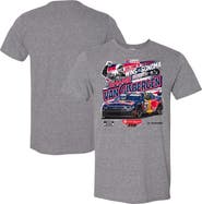 Classic Ink Men's Classic Ink Heather Gray Shane van Gisbergen Toyota/Save Mart 350 Race Winner T-Shirt