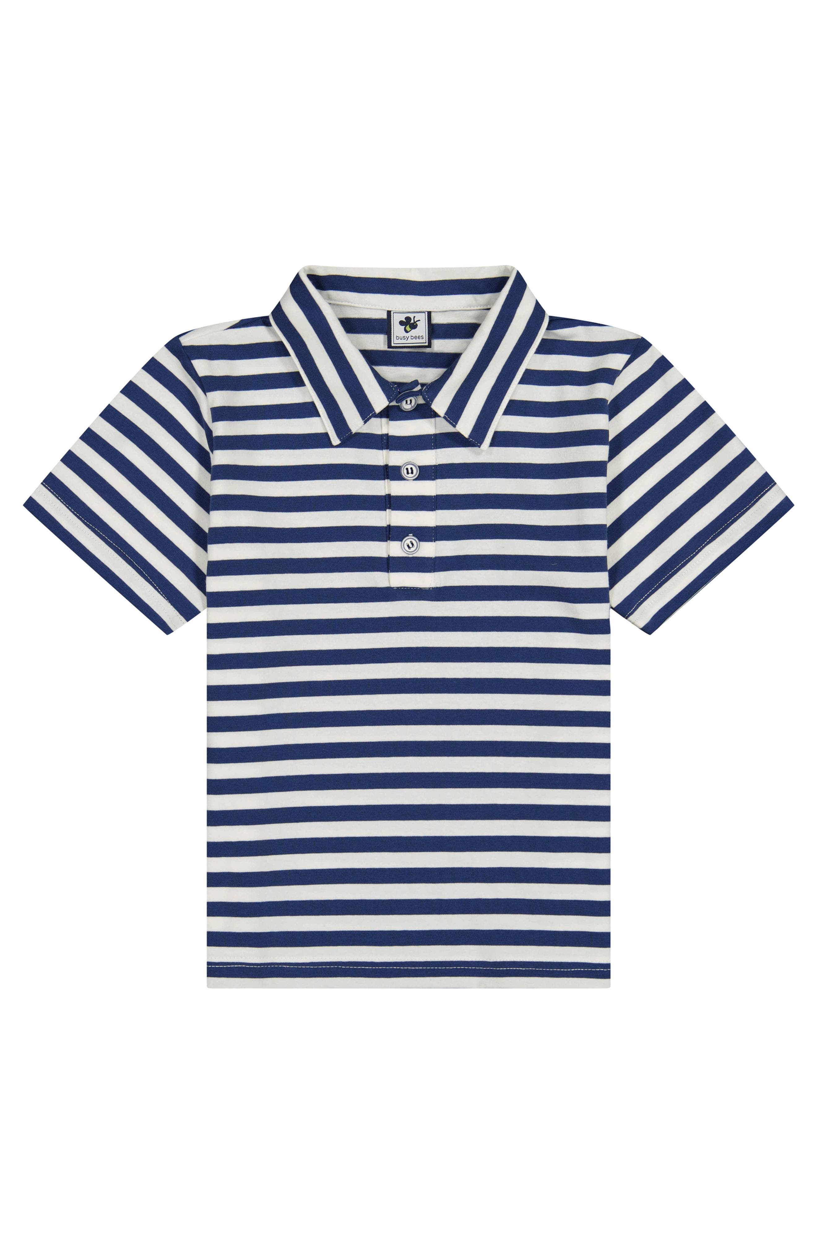 selected Polo Varsity Stripe