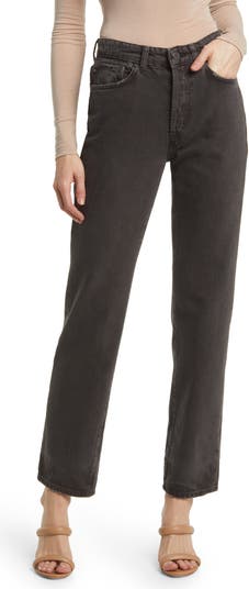 Alexxis High Waist Straight Leg Jeans