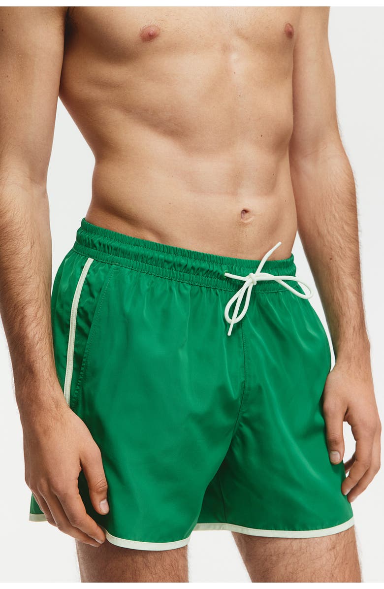 H&M Swim Shorts, Alternate, color, Green