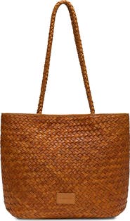 Écotorie Lubbock Woven Leather Tote Bag