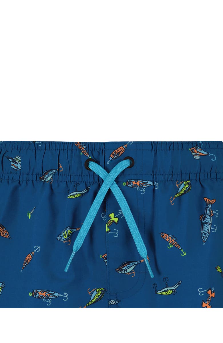 Under Armour Kids' Lure Ditsy Volley Swim Trunks, Alternate, color, Varsity Blue