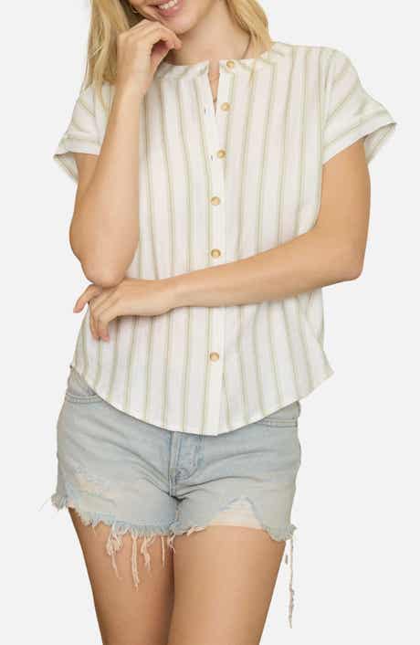 Blu Pepper Stripe Button-Up Shirt