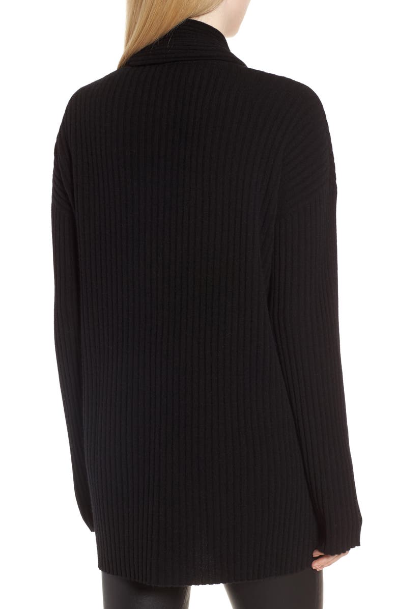 Nordstrom Signature Rib Knit Cashmere Cardigan, Alternate, color,