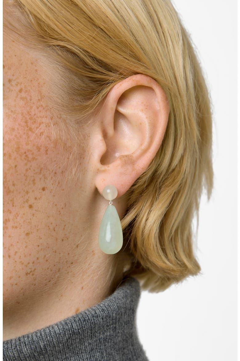 The Lola Drop Earrings, Alternate, color, GREEN SERPENTINE