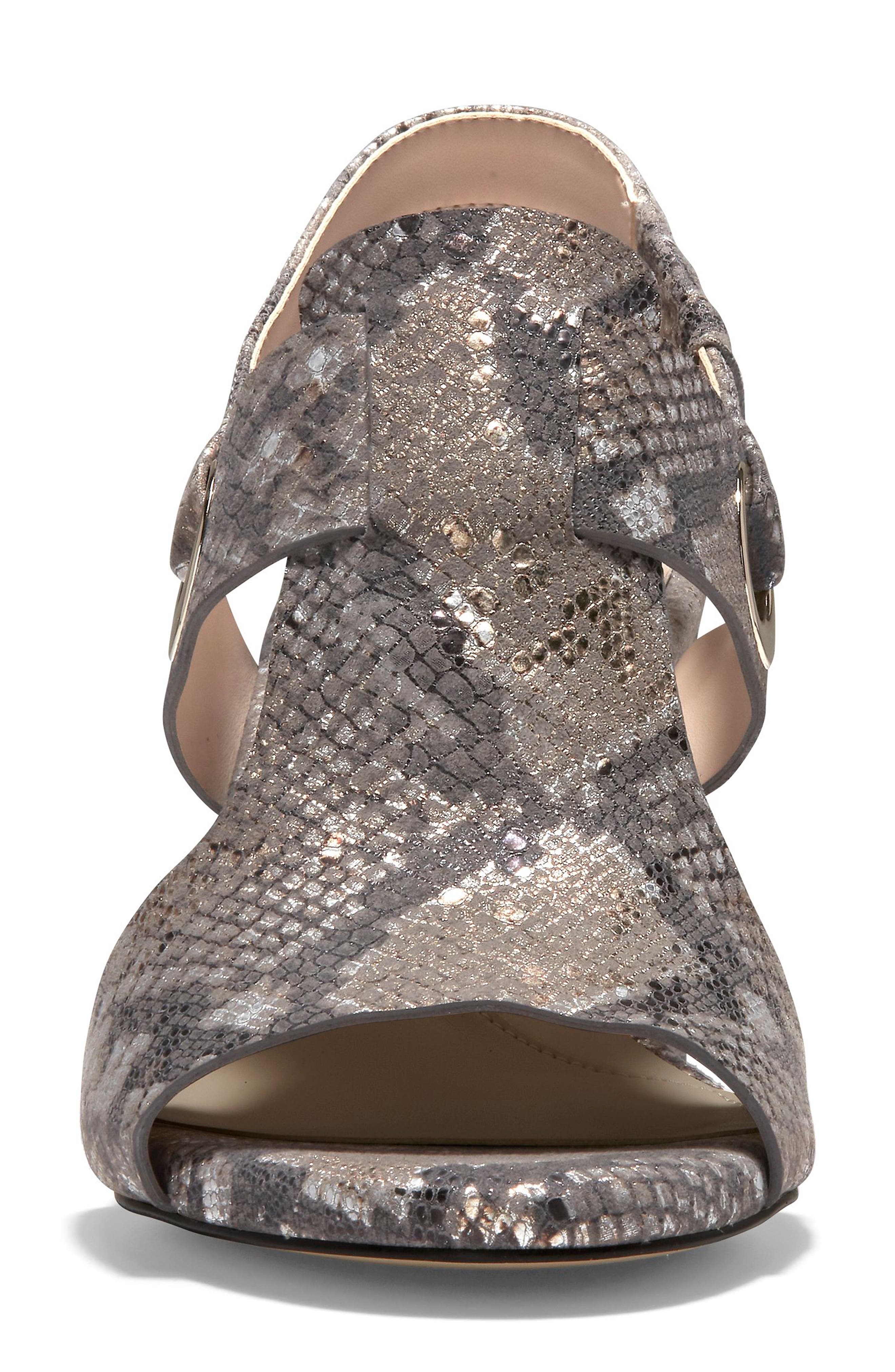 Grand Ambition Adele Slingback Sandal, Alternate, color, SNAKE PRINT LEATHER