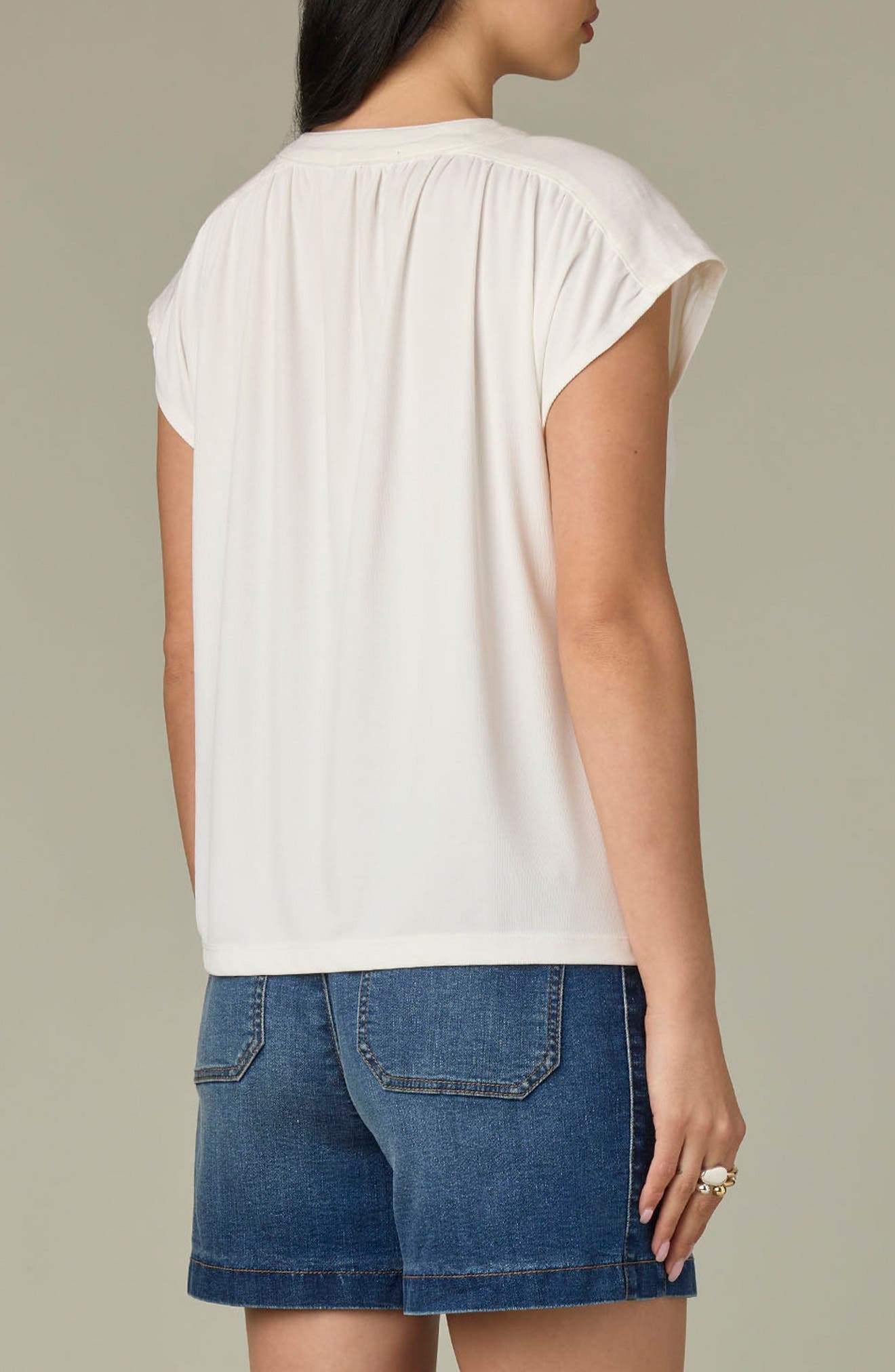 Mixed Media Knit Top - image 4