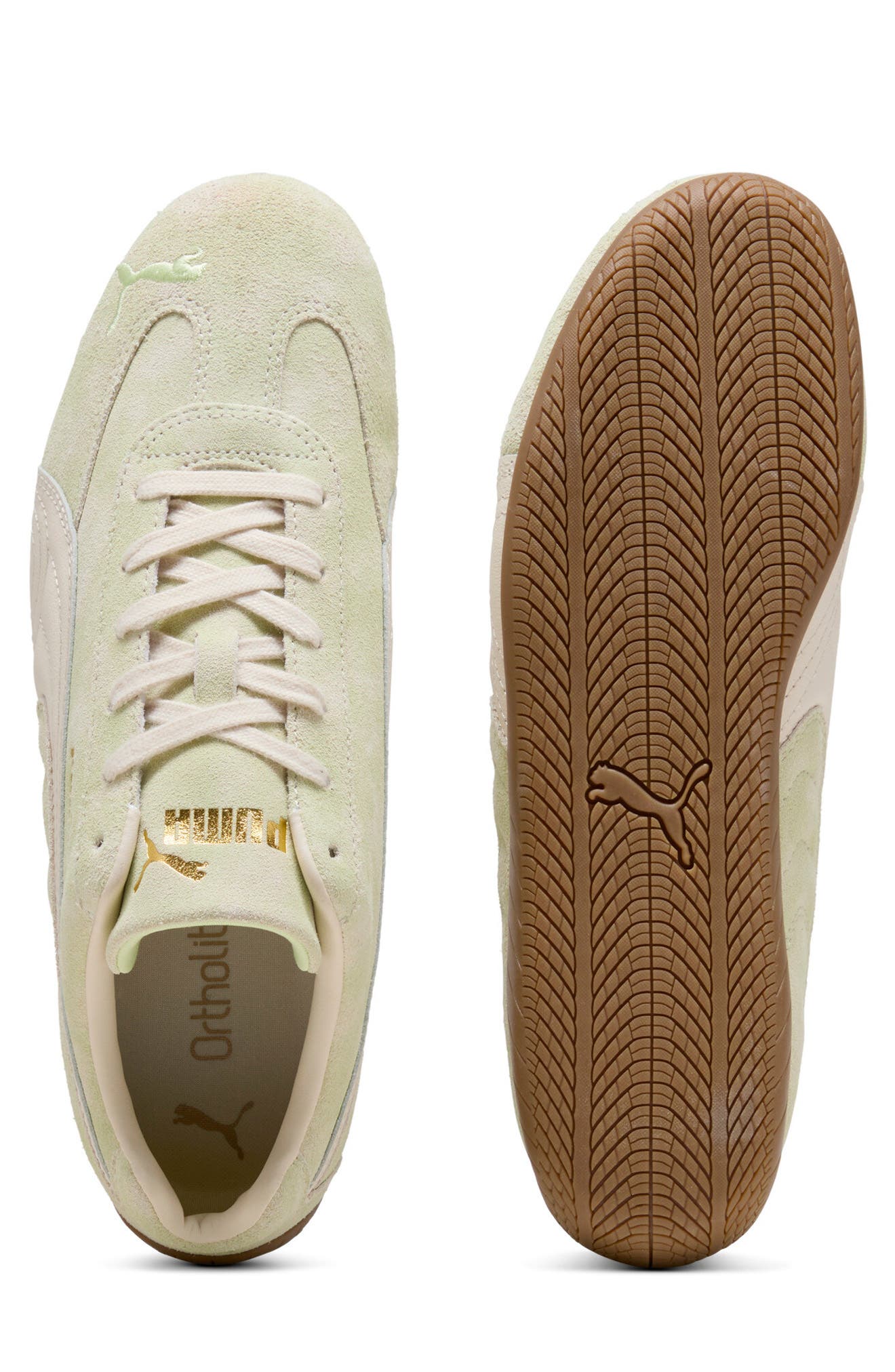 PUMA Speedcat Faded Sneaker, Alternate, color, Cool Cucumber/ Alpine Snow
