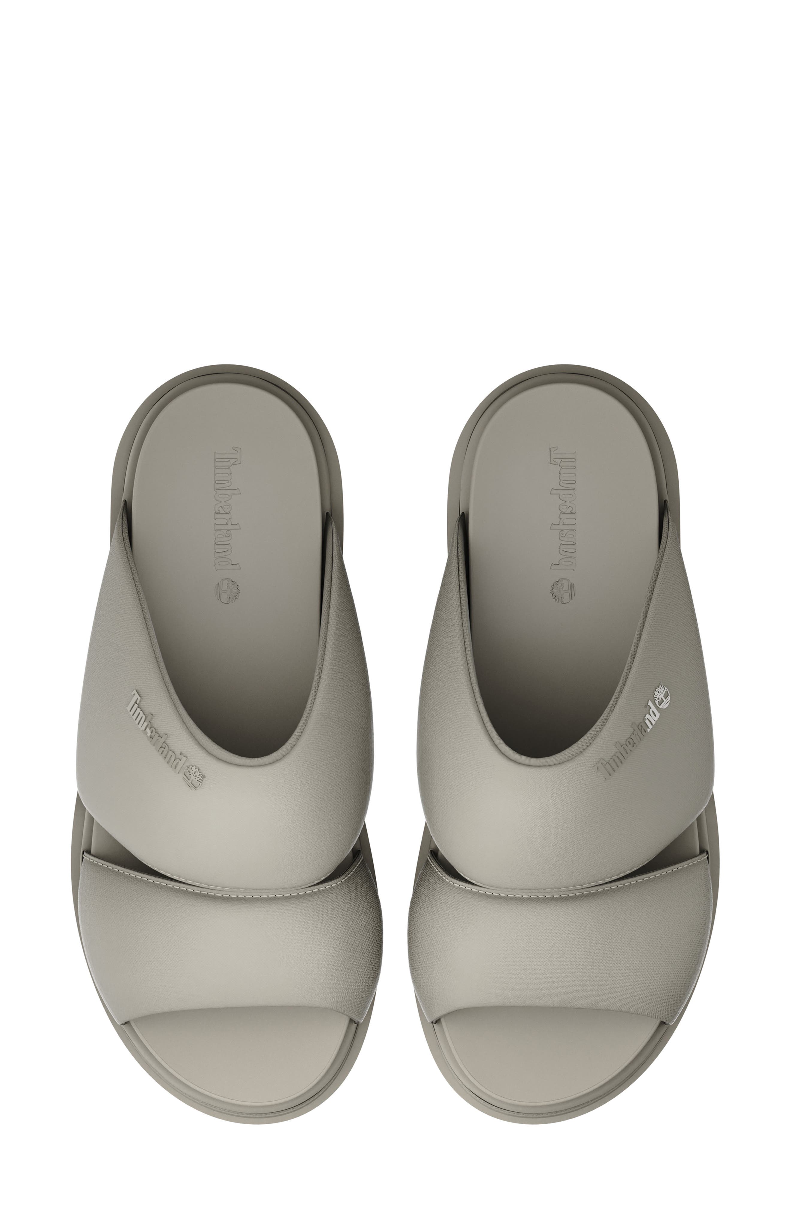 Timberland Greyfield Slide Sandal, Alternate, color, Light Taupe Knit