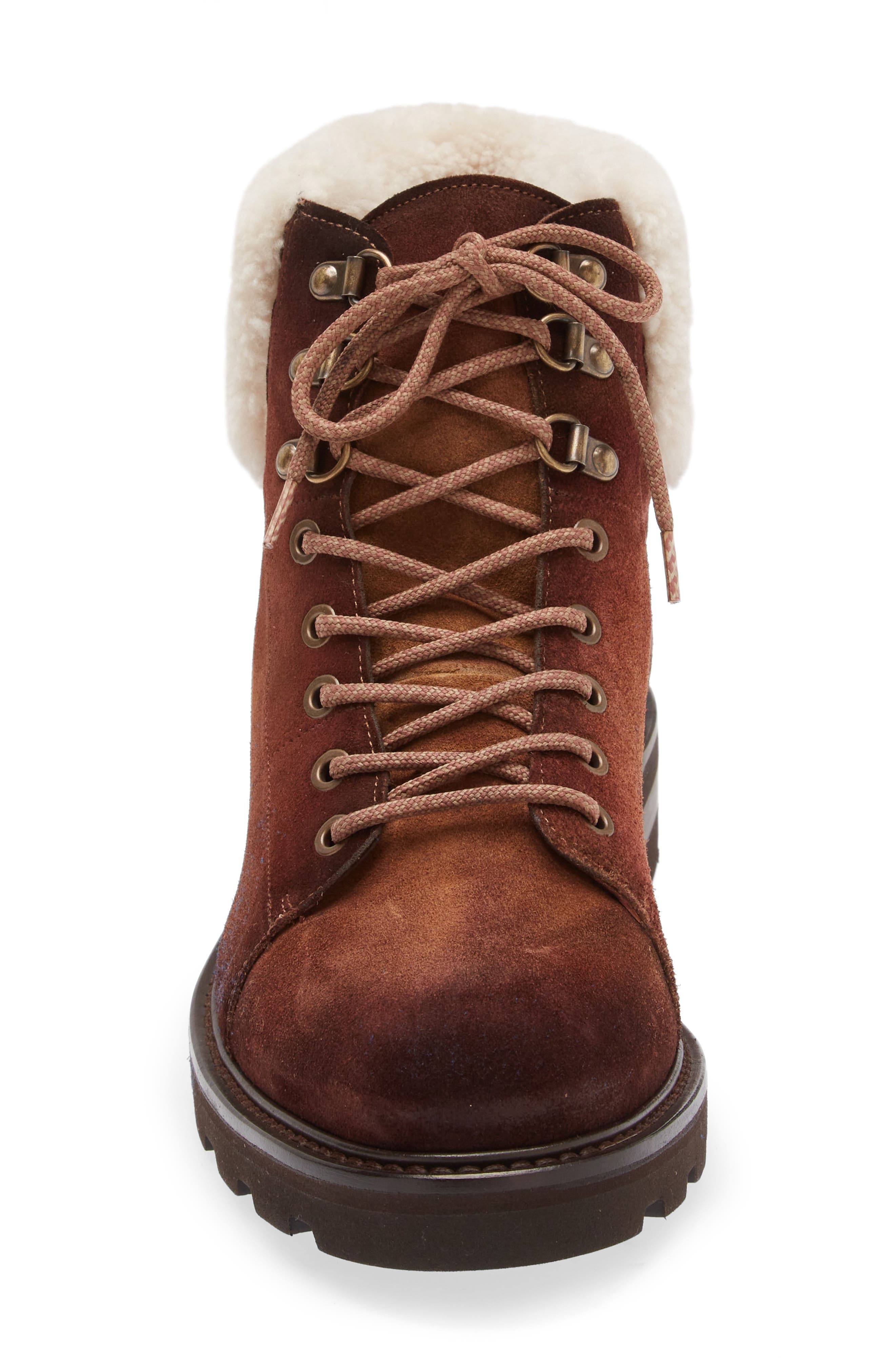 Mezlan Rayo Genuine Shearling Boot, Alternate, color, 