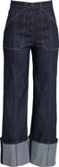 Cinq à Sept Benji Topstitch Cuff Jeans