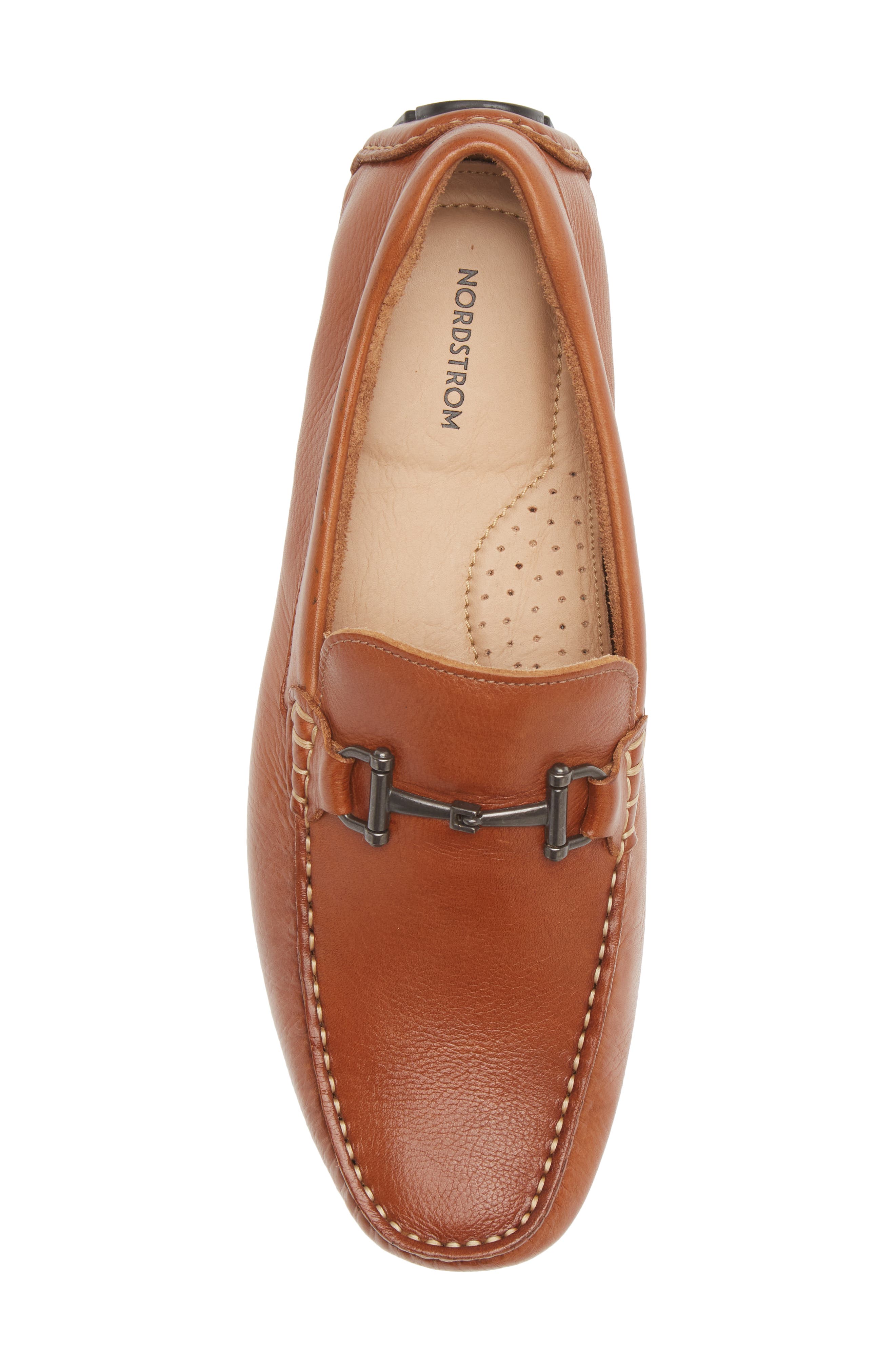Bryce Bit Driving Shoe, Alternate, color, TAN LEATHER