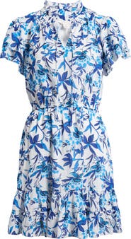 Caslon® Floral Tiered Dress